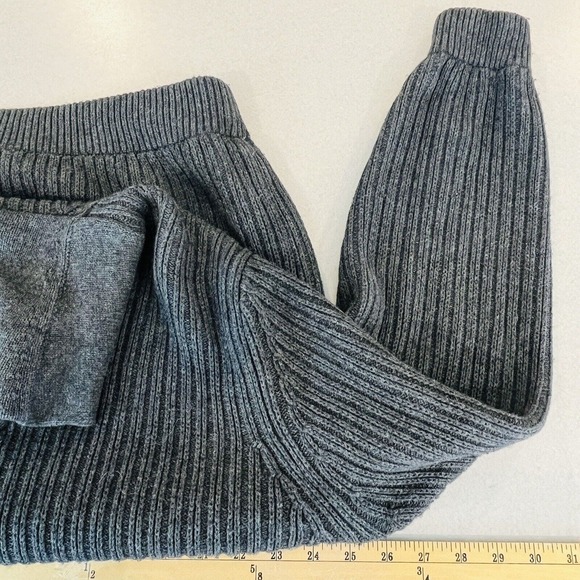 Mens XL Duluth High Neck Infantry Sweater Gray Cotton Wool Blend Standard Fit - Picture 7 of 8